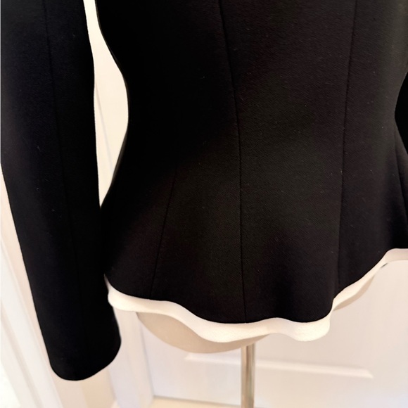 HOBBS LONDON HARMONY PEPLUM BLAZER JACKET US 8 - Picture 6 of 13